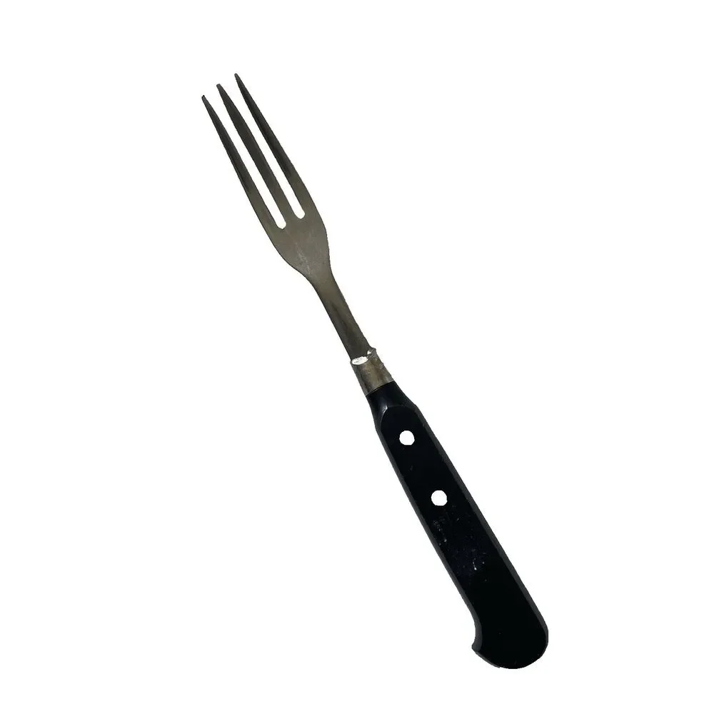 Imperial USA Granny Fork Stainless Steel Black Handle 8